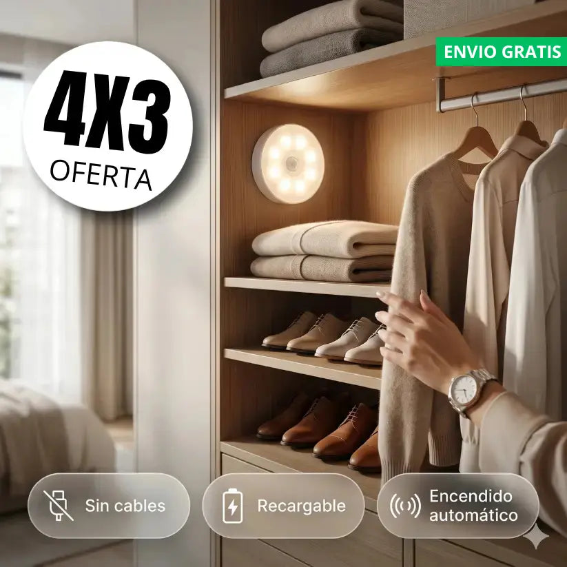 Foco LED con sensor de movimiento