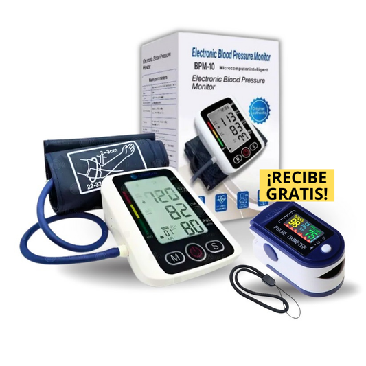 Tensiómetro con Voz en Español | Oxímetro de Regalo🎁