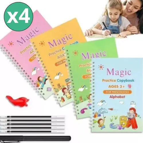 Kit De 4 Cuadernos Reutilizables